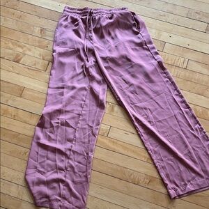 Altr’d State Women's Pink Satin Sleep Pants
